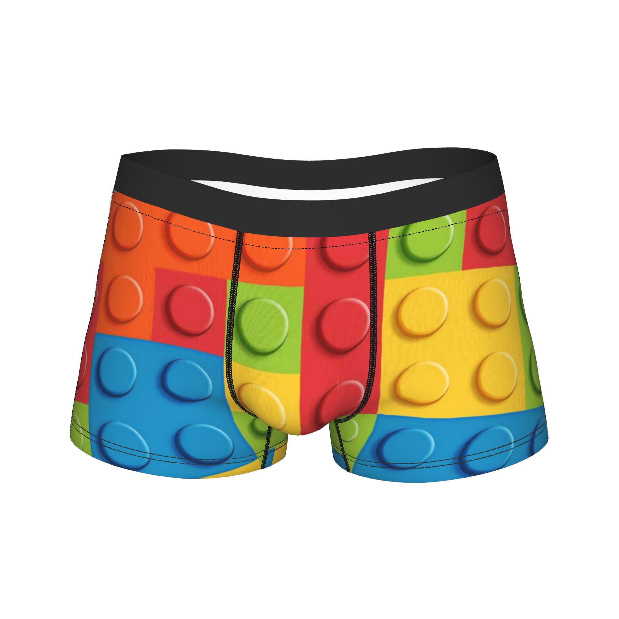 3D Printing Lego Bricks - 다채로운 색상의 블록 패턴이 들어간 트렁크형
