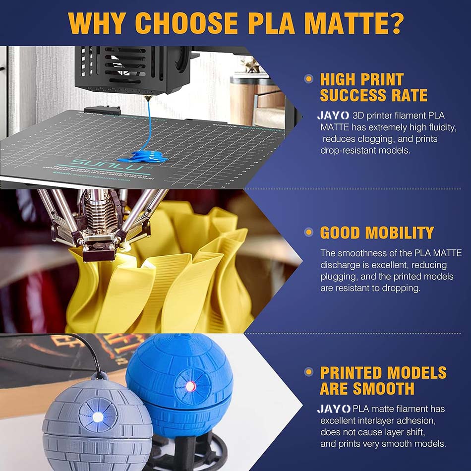 JAYO 3D 프린터 필라멘트 PLA 매트 1.75MM - 3D Printing Nylon 리뷰 및 가격