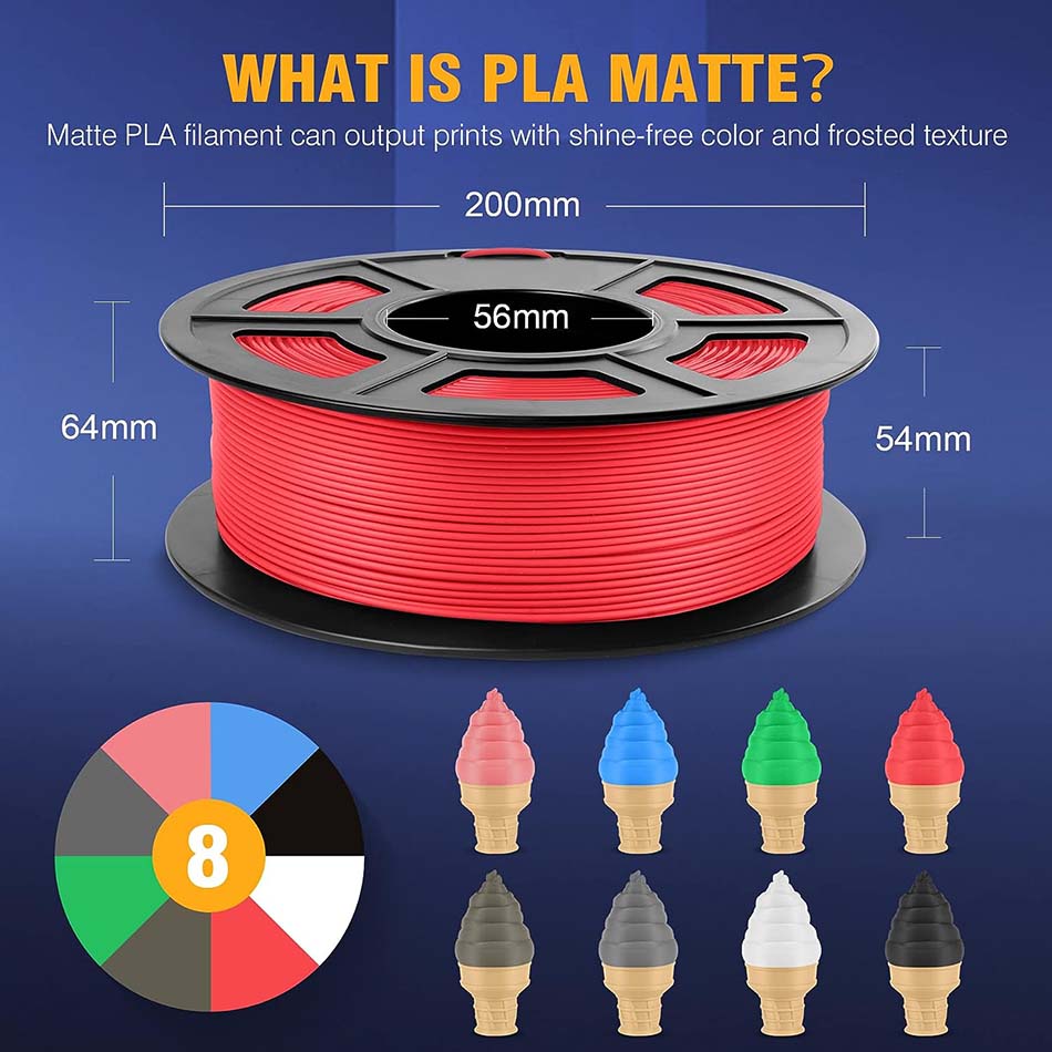 JAYO 3D 프린터 필라멘트 PLA 매트 1.75MM - 3D Printing Nylon 리뷰 및 가격