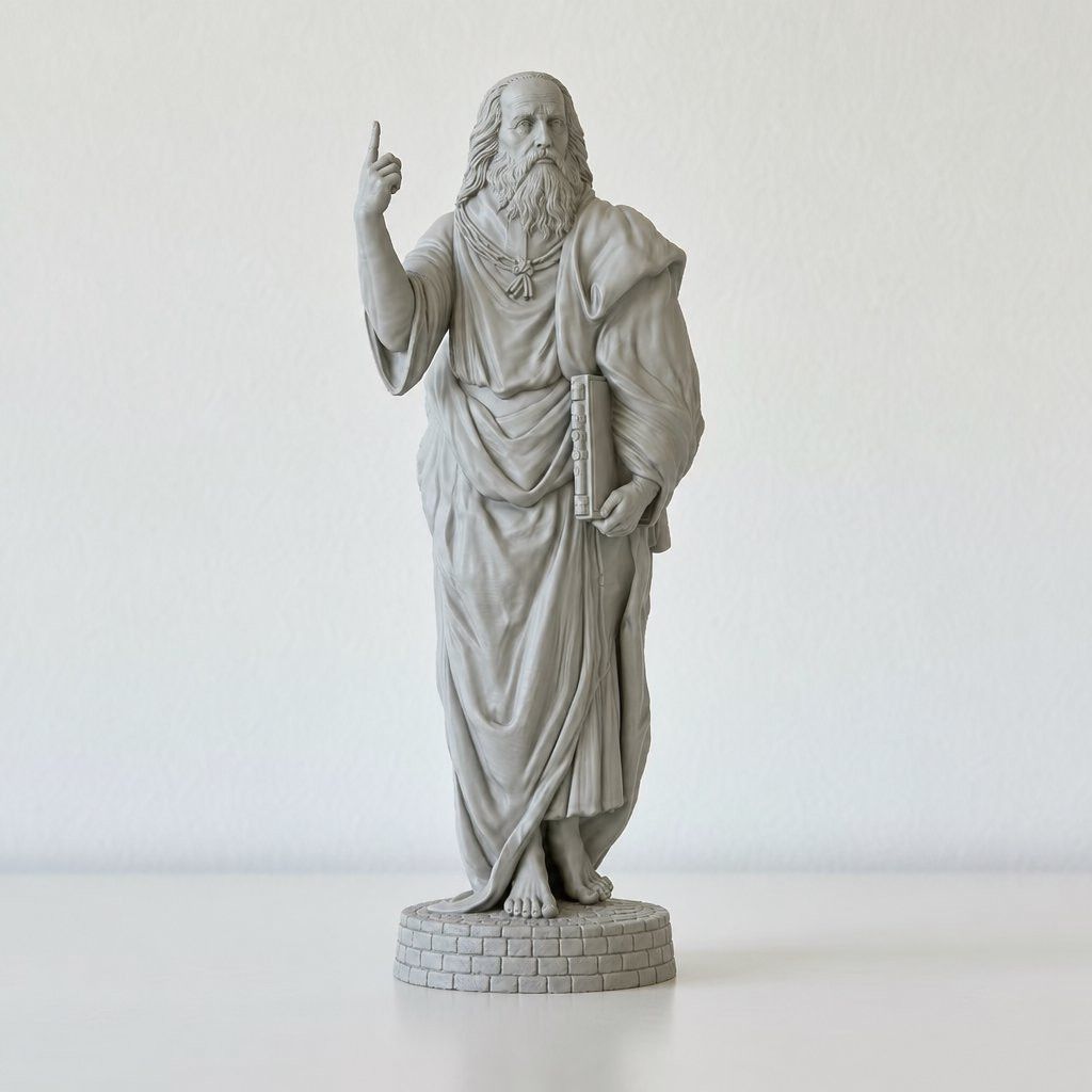 플라톤 동상, 고대 그리스 철학자의 조각 작품 컬렉션, - 3D Printing Guide 리뷰 및 가격