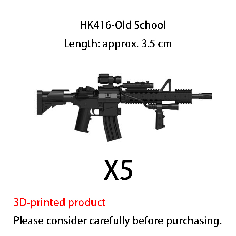 군용 3D 프린팅 총 조립 블록 군사 장비 기관단총 H - 3D Printing Lego Bricks 리뷰 및 가격